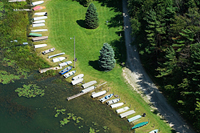 Boats waiting for boaters