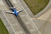 Southwest 737 on the roll at CLE