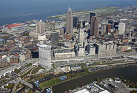 Cleveland, Ohio Aerial Photograph Brian Matz
