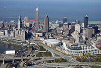 Cleveland, Ohio Aerial Photograph Brian Matz