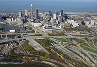 Cleveland, Ohio Aerial Photograph Brian Matz