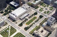 Cleveland, Ohio Convention Center aerial photograph Brian Matz