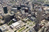 Cleveland, Ohio aerial photograph