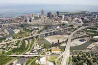 Cleveland, Ohio aerial photograph Brian Matz