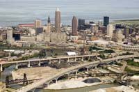 Cleveland, Ohio aerial photograph Brian Matz