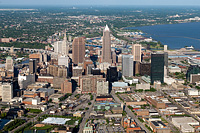 Downtown Cleveland early summer