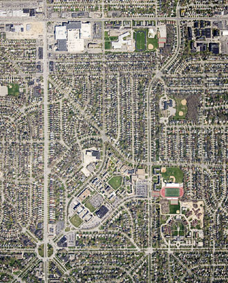 Vertical Aerial Photography Cleveland, Akron, Canton, Ohio John Carroll University, University Heights, Ohio Brian Matz